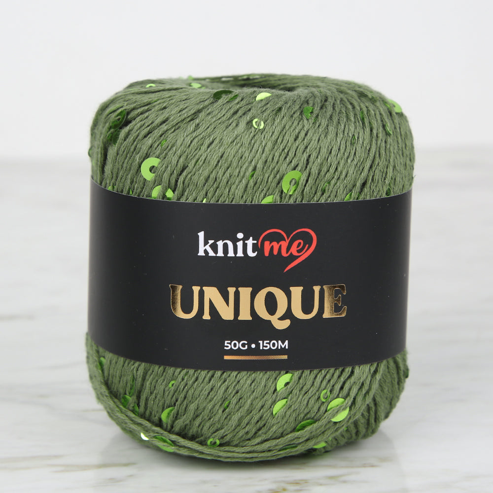 Knitme UNIQUE Yeşil El Örgü İpi - 5